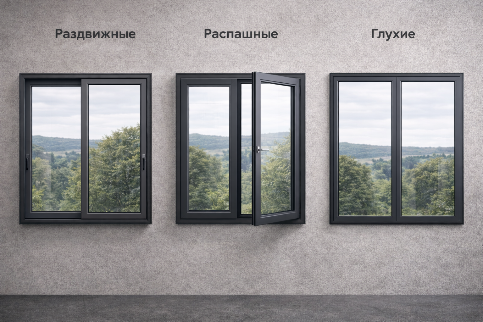 Алюминиевые окна: профиль, теплое остекление