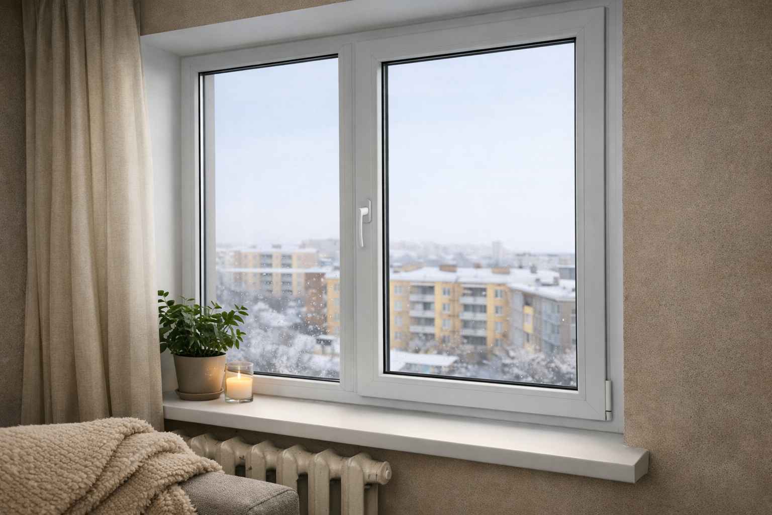 Пластиковые окна с видом на природу